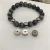 Import 10x6mm OEM logo stainless steel Metal column cylinder Barrel beads charms with small hole for beaded bracelets from China