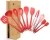Import 11pcs silicone kitchen utensils non-slip handle cooking tools with holder from China