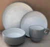 12-16-pieces Solid color glaze Stoneware Ceramic tableware set  Plate Bowl Mup Dinnerware sets