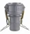 Import 1/2"-8" Size Brass or Aluminum SS Camlock Quick Coupling Reusable Hose Fitting from China