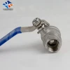 1/2"~4" two-piece manual high pressure resistant stainless steel 304 internal thread ball valve