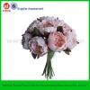 12heads Artificial Dried Flowers Pink Bouquet Peony Silk Flower Bouquets