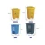 Import 15L/25L Wholesale Medical Waste Bin Dustbin Foot Recycle  Plastic Trash Can with lid from China