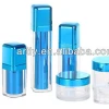 15ml 30ml 50ml cosmetic packaging tube blue square plastic acrylic lotion bottles and cream jars