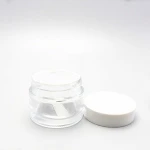 175ml  30ml 50ml  80ml 100ml 150ml  clear  round bottle glass jars for  pickle/ jam/ food storage with  aluminum lids  GJ-84K
