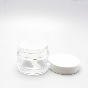 175ml  30ml 50ml  80ml 100ml 150ml  clear  round bottle glass jars for  pickle/ jam/ food storage with  aluminum lids  GJ-84K