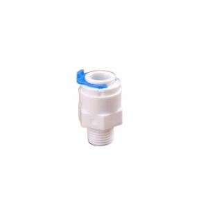 1/8" BSP Male Thread - 1/4" Plastic RO Water Pipe Fitting Straight Coupling Reducing Quick Connector Water Filter Parts