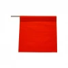 18&quot;*18&quot; Vinyl or Mesh polyester Safety Flag Orange /red  with wooden pole for heavy truck