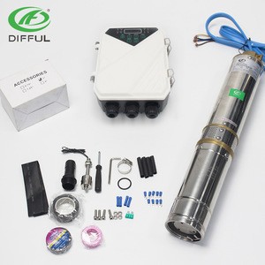 1hp dc portable solar water fountain submersible pump price