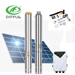 1hp dc solar submersible pump specifications price water pump price solar pump kit