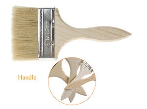 1&quot; 2&quot; 3&quot; 4&quot; bristle paint brush with short wood handle