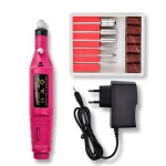 1set 6bits Power Nail Art Drill Professional Electric Manicure Machine Nail Drill Pen Pedicure File Polish Tool Accessories New