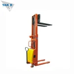 1T  2T semi Electric pallet stacker forklift 1000KG 2000KG