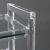 2 and 3 Shelves Acrylic Rolling Drinks Serving Trolley Cart