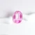 Import 20 * 14mm acrylic colored chain buckle ring key ring DIY jewelry accessories wholesale from China