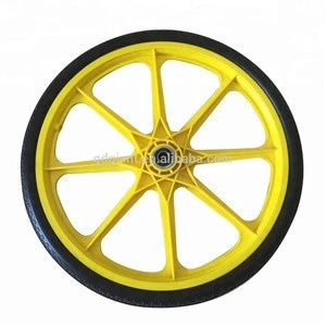 20 inch plastic rim bicycle PU foam wheel for sale