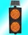 Import 200mm 300mm 400mm 170 or 230 LEDs yellow 300mm warning led solar traffic lights from China