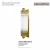 Import 2016 modern brass and glass wall lamp for indoor lighting decor from China