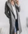 Import 2017 Europe and America autumn winter women wool coat long sleeve lapel pocket coat from China