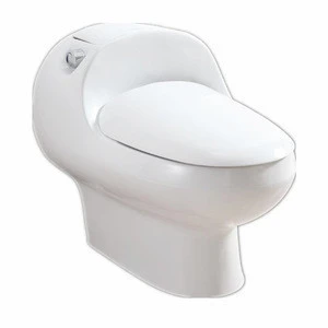 2018 Factory price selling siphon jet flushing one piece WC toilet