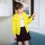 Import 2018 Hot Sale Custom Knitted Girls Children Jackets Coat with Cartoon Print on Back With Low Price from China