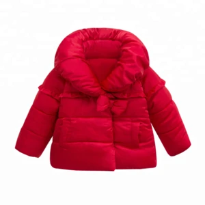 2018 hot selling kids outer wear girls hooded coat baby girl jacket