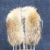 Import 2018 NEW natural color detachable rectangle raccoon fur trim for garment collar from China