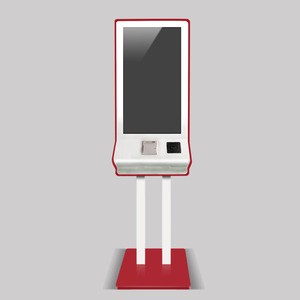 2018 new touch screen Self- service payment Kiosk for restaurant
