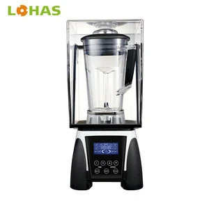 2018 Peak 3HP high efficiency commercial sound proof cover smoothie ice machine top blenders