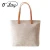 Import 2018 promotional Eco Friendly Cotton jute bag with leather handles from China