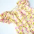 Import 2018 Summer refreshing childrens clothing Lemon pattern children frock designs ruffle sleeveless dress from China