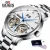 Import 2020 HAIQIN Top branded automatic watch double flywheel watch men&#39;s tourbillon military sport clock Men&#39;s mechanical Watches from China
