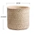Import 2020 New design bamboo weave Decorative cement flower pot from China
