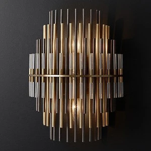 2020 new design nordic indoor home decor glass tube led wall lamp