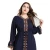Import 2020 New style women clothing abaya maxi long dress islamic clothing muslim embroidery dress women from China