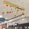 2020 plaza christmas lighted decoration for shopping centre