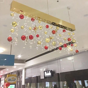 2020 plaza christmas lighted decoration for shopping centre