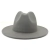 2020 Popular Top Hat Gray Women Ladies Elegant Formal Hat For Female Good Quality Hat