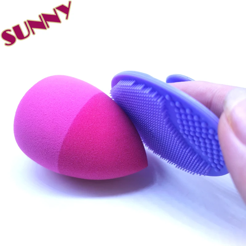 2020 Sunny New Arrivals Extra Soft non latex free polydrophlic foam silicone infused custom super silicone sponge