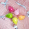 2020 Wholesale New drop-shaped makeup sponge mixer puff cotton soft sponge stirrer for makeup