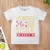 Import 2021 Baby Summer Clothing Toddler Baby Girl Short Sleeve T Shirts Cute Letters Print Short Sleeve Crewneck Kids Tops In New Year from China
