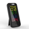 2021 factory made home lcd digital decorative desktop battery clock with temperature