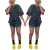 Import 2021 Latest Design Summer Short Sleeve Iridescent Smile Loose Dresses For Women Fashionable Women Skirt from China