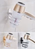 2021 new arrival space aluminum  hair dryer rack bathroom storage household toilet hair dryer bracket for bathroom