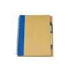 2021 New style kraft paper pure color spiral hard cover notebook a4