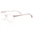 Import 2021 Pin decoration shieldtox Acetate eye glasses frames hot selling transparent color options with special hinge temples from China