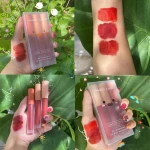2021 series three lip enamel matte lipstick set waterproof glitter lipstick velvet fog light lipstick tubes