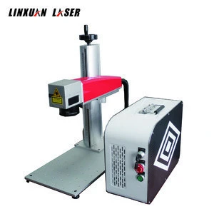 20w 30w 50w Fiber Laser Printing Machine for PCB,ID Card,Metal Labels laser printer