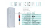 220V BCD-190 top mounted double doorrefrigerators freezers fridge high quality