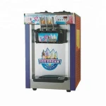 22L counter top 3 flavors soft serve commercial ice cream machine price